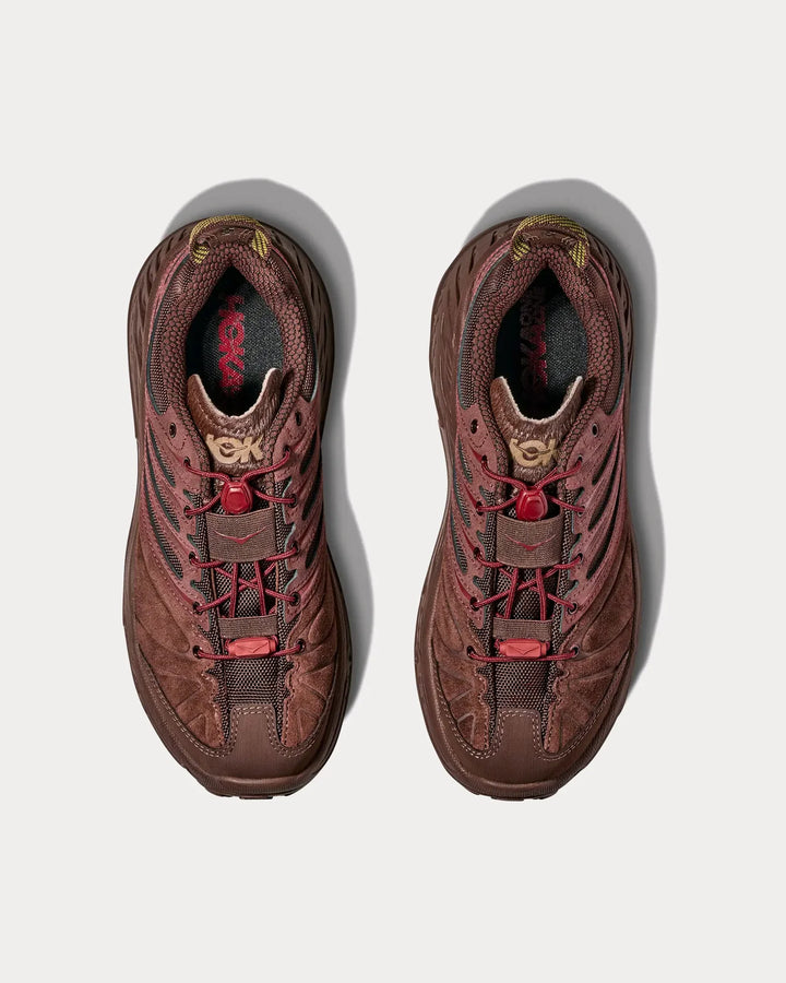 Hoka Elite Terrain System Stinson EVO OG – Marrom/Vinho