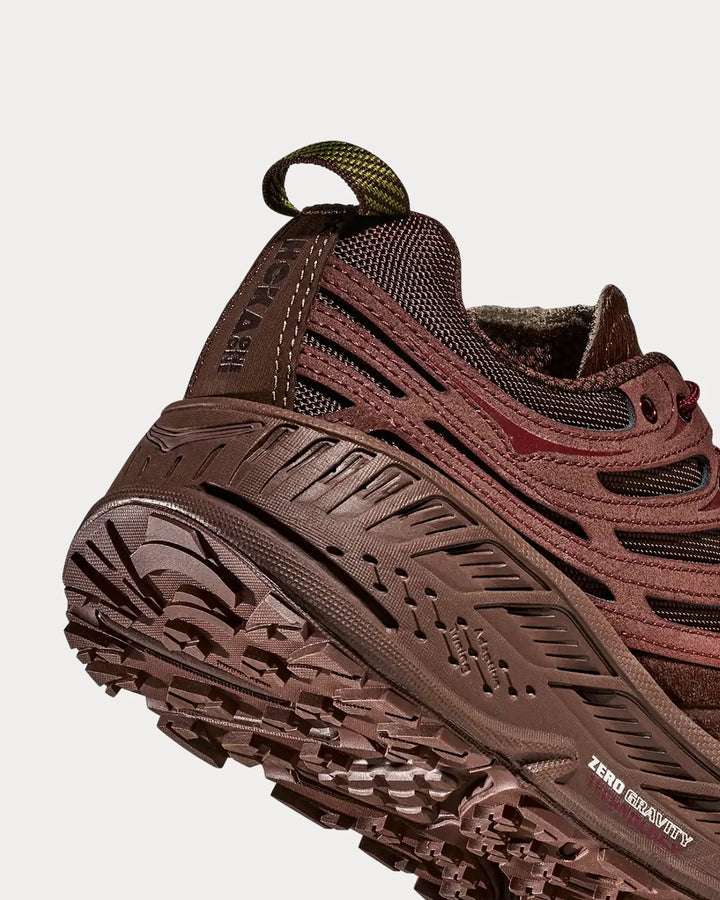 Hoka Elite Terrain System Stinson EVO OG – Marrom/Vinho