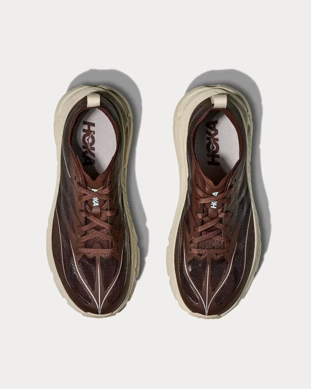 Hoka Mafate Speed 4 Lite - Preto/Marrom Chocolate/Creme