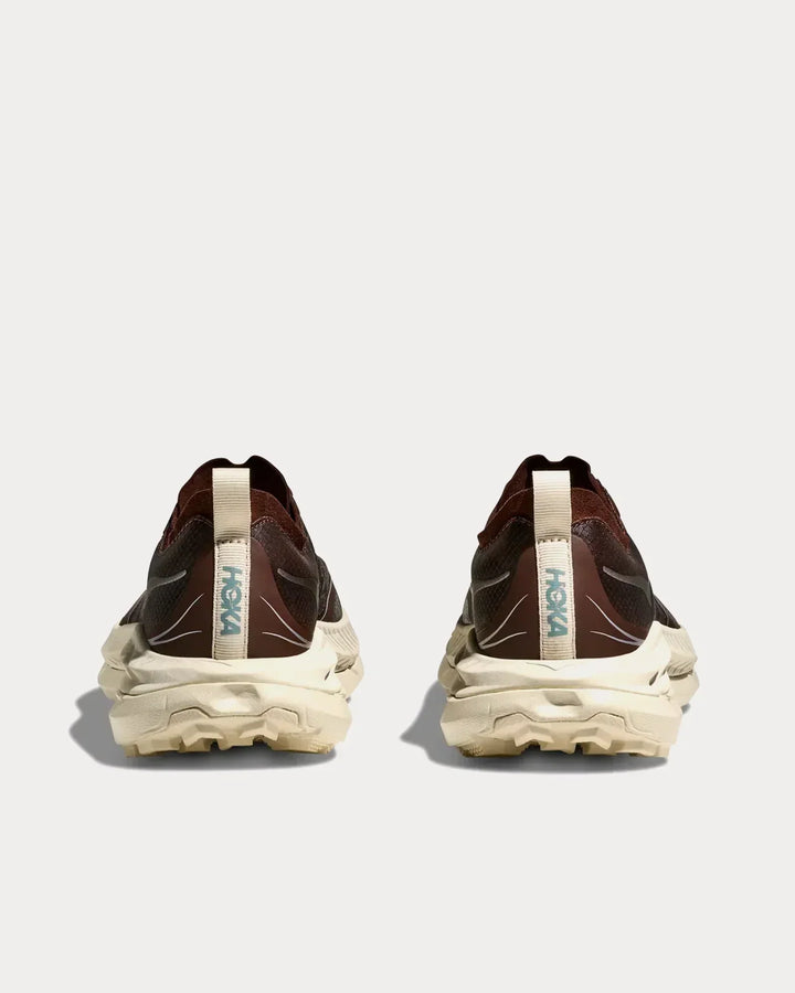 Hoka Mafate Speed 4 Lite - Preto/Marrom Chocolate/Creme