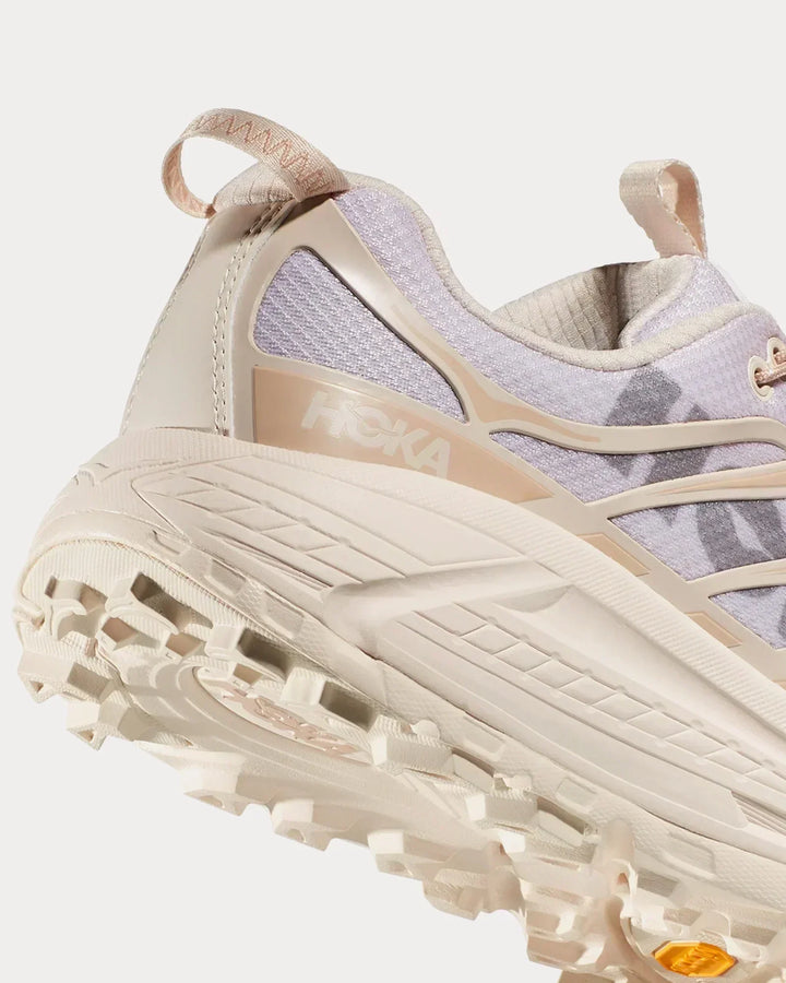 Hoka Mafate Three2 - Cinza Claro/Pêssego Claro/Bege