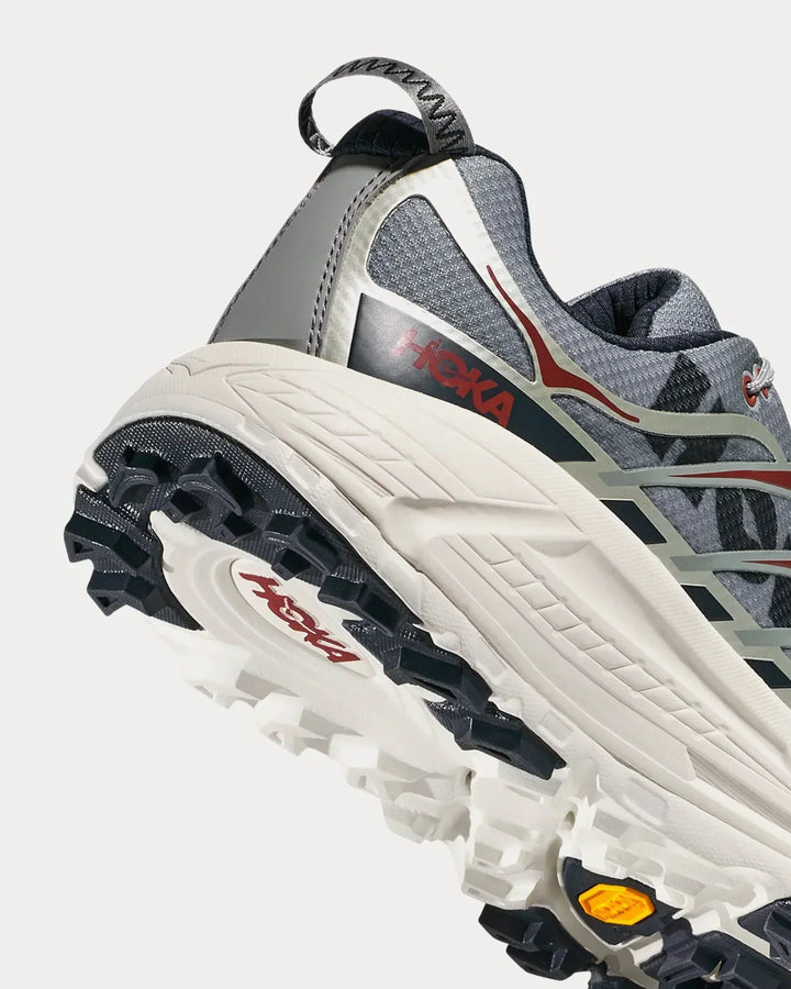 Hoka Mafate Three2 - Cinza/Vermelho