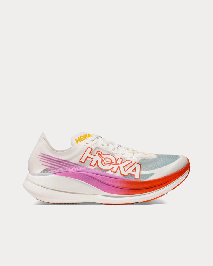 Hoka Rocket X 2 - Lilás Rosado/Vermelho Alaranjado