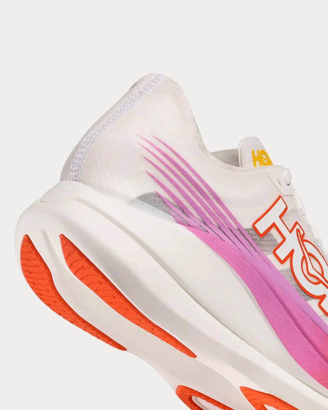 Hoka Rocket X 2 - Lilás Rosado/Vermelho Alaranjado