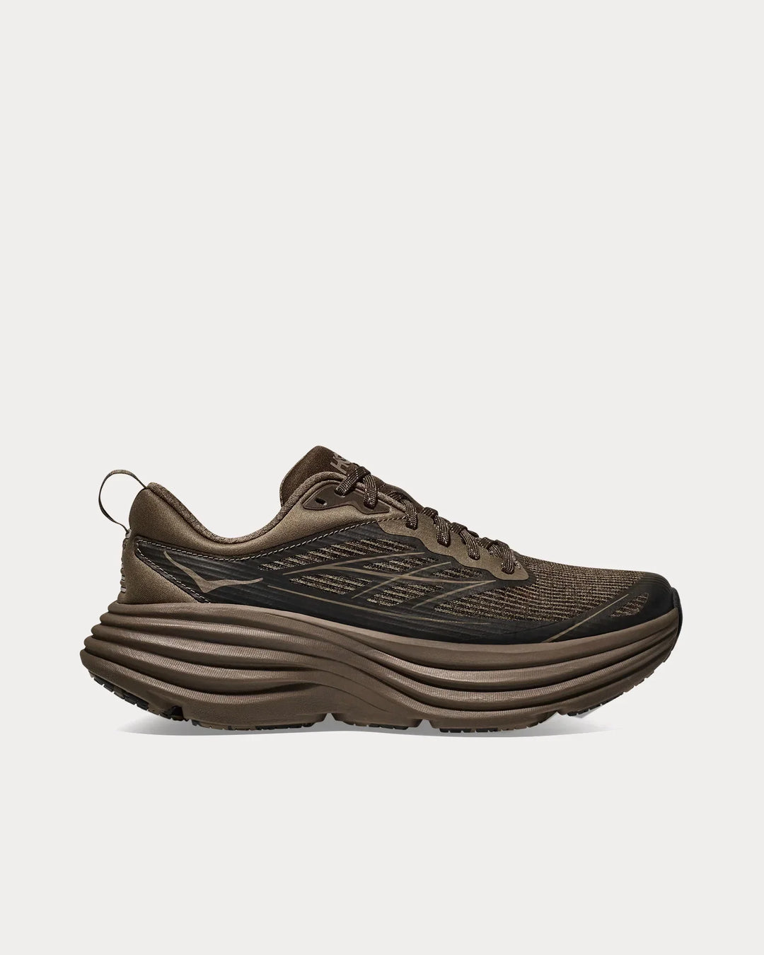 Hoka Bondi 8 Stealth Tech - Castanho escuro/preto