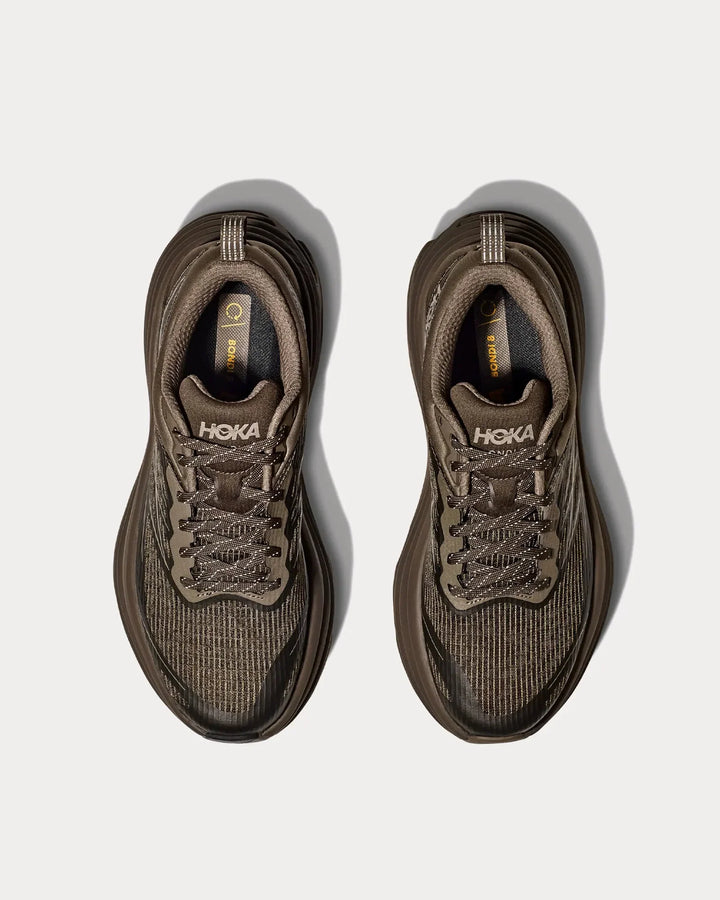 Hoka Bondi 8 Stealth Tech - Castanho escuro/preto