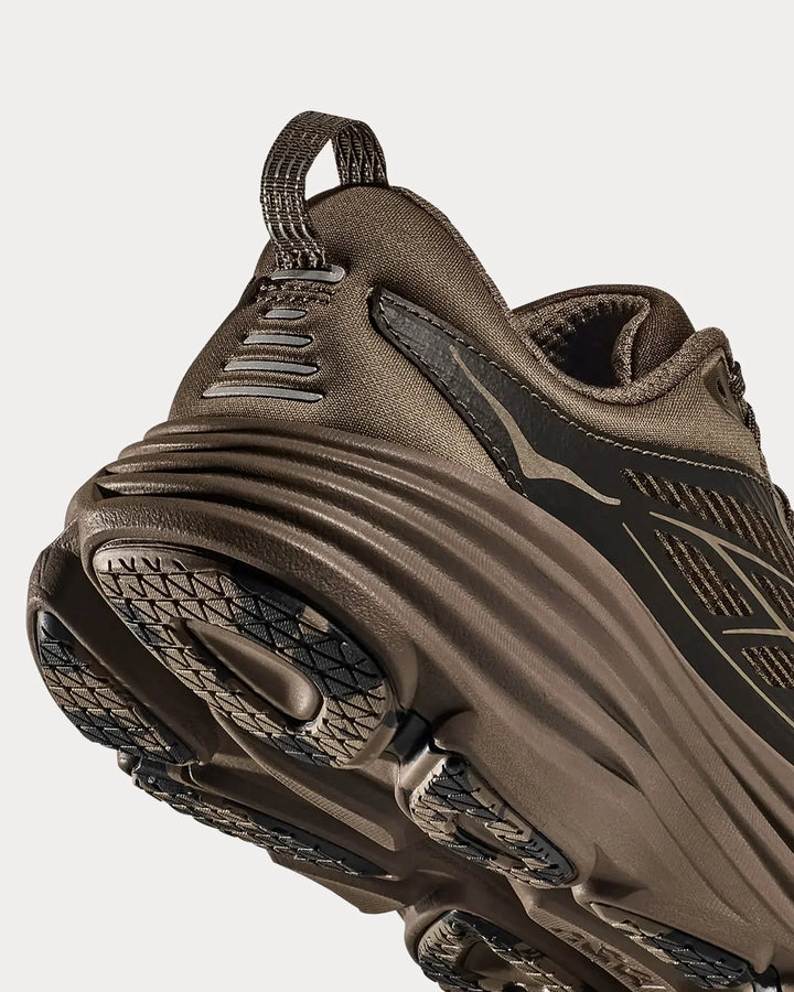 Hoka Bondi 8 Stealth Tech - Castanho escuro/preto