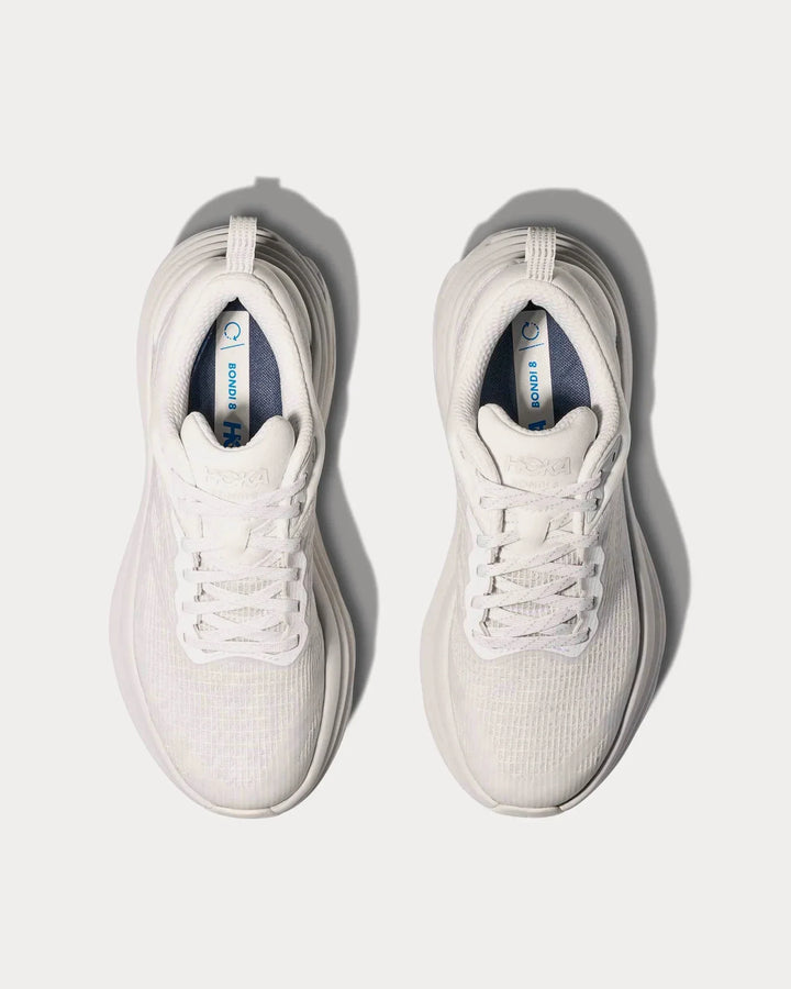 Hoka Bondi 8 Stealth Tech - Branco/Cinza