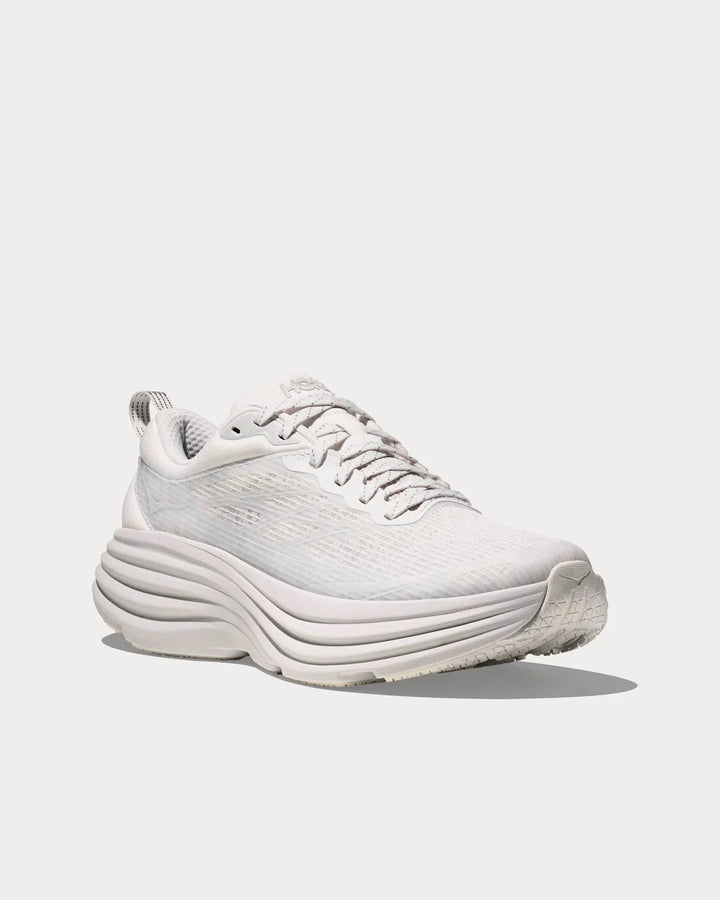 Hoka Bondi 8 Stealth Tech - Branco/Cinza