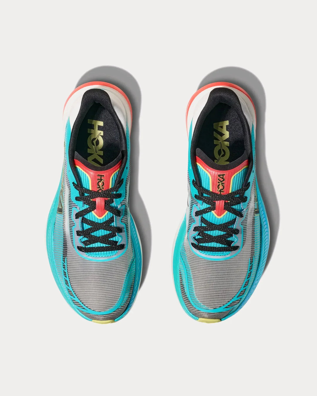 Hoka Cielo X1 2.0 - Azul Turquesa/Laranja