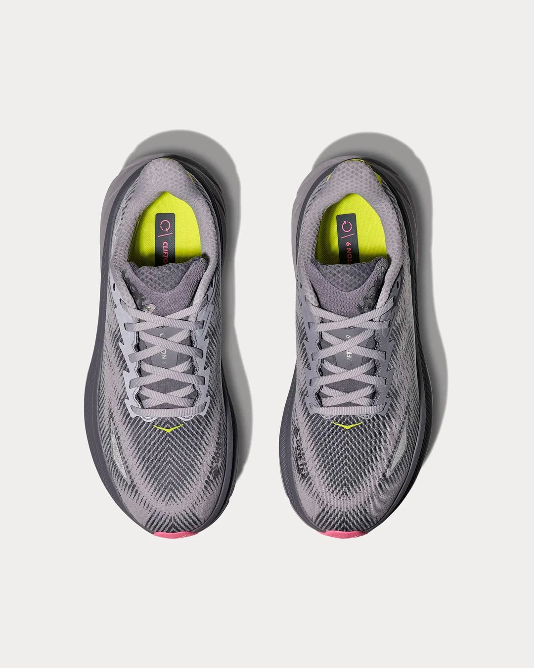 Hoka Clifton 9 GTX – Cinza Claro/Cinza