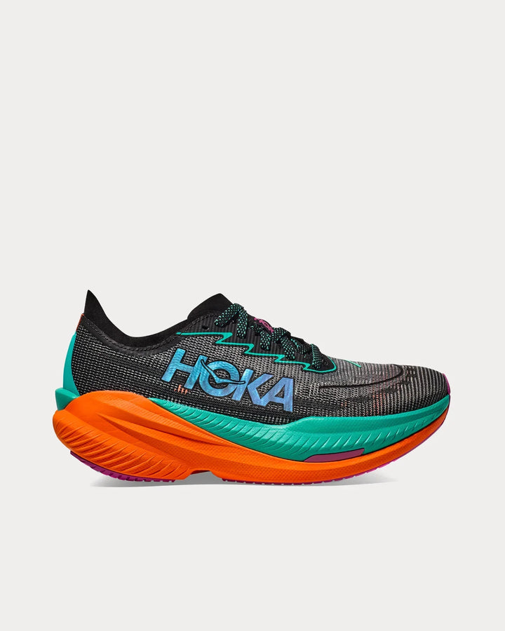 Hoka Mach X 2 – Preto/Azul Claro