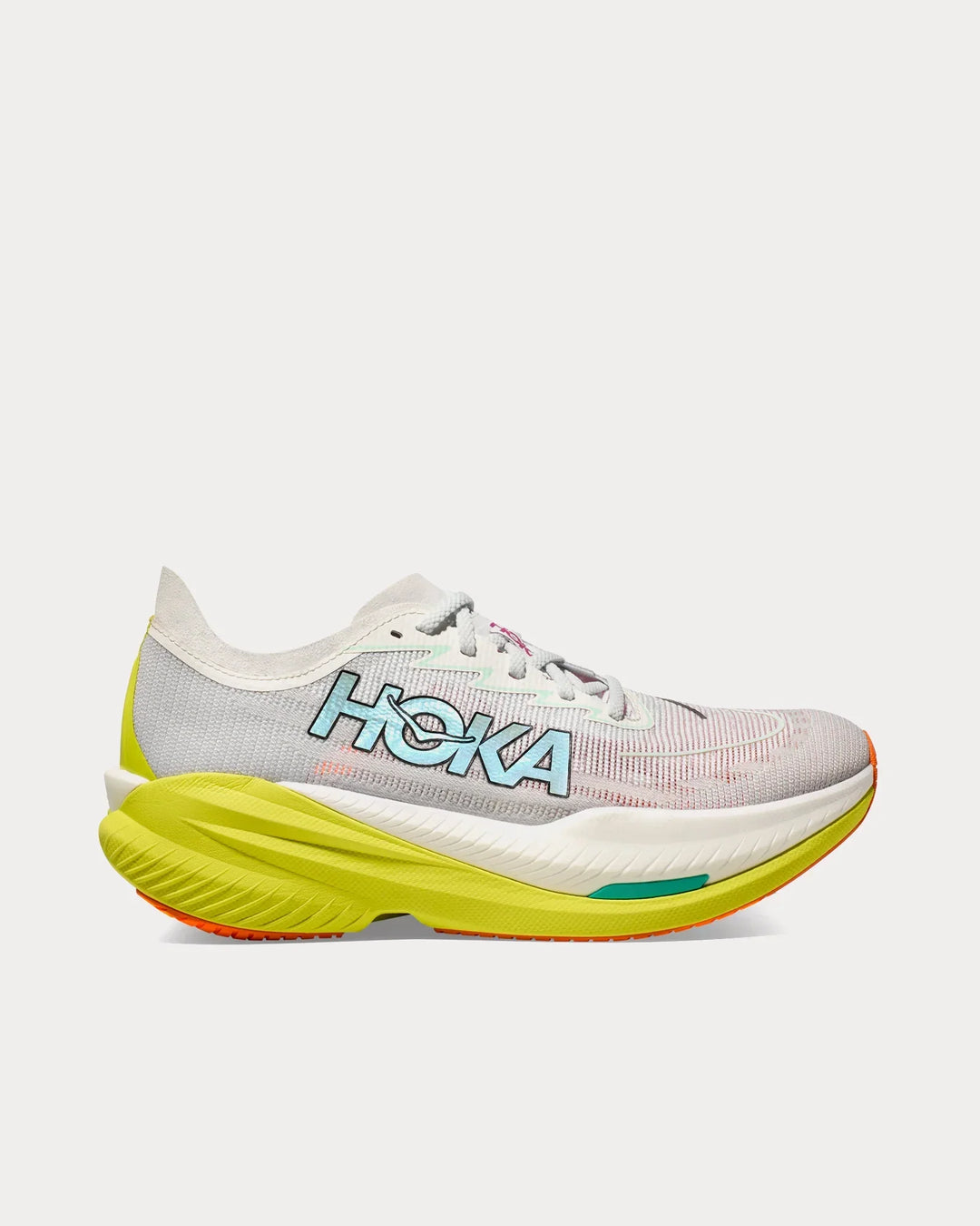 Hoka Mach X 2 – Cinza/Amarelo