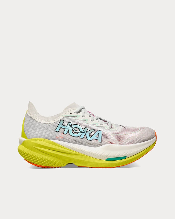 Hoka Mach X 2 – Cinza/Amarelo