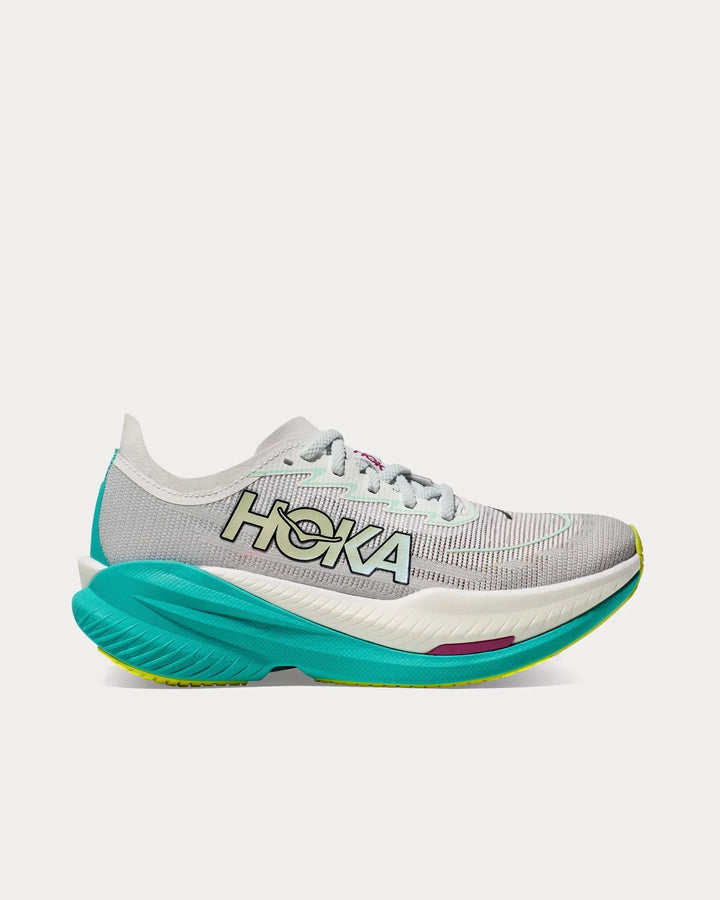 Hoka Mach X 2 – Cinza/Azul Claro