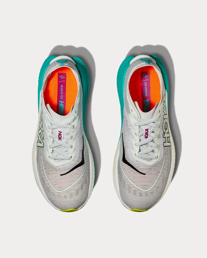 Hoka Mach X 2 – Cinza/Azul Claro