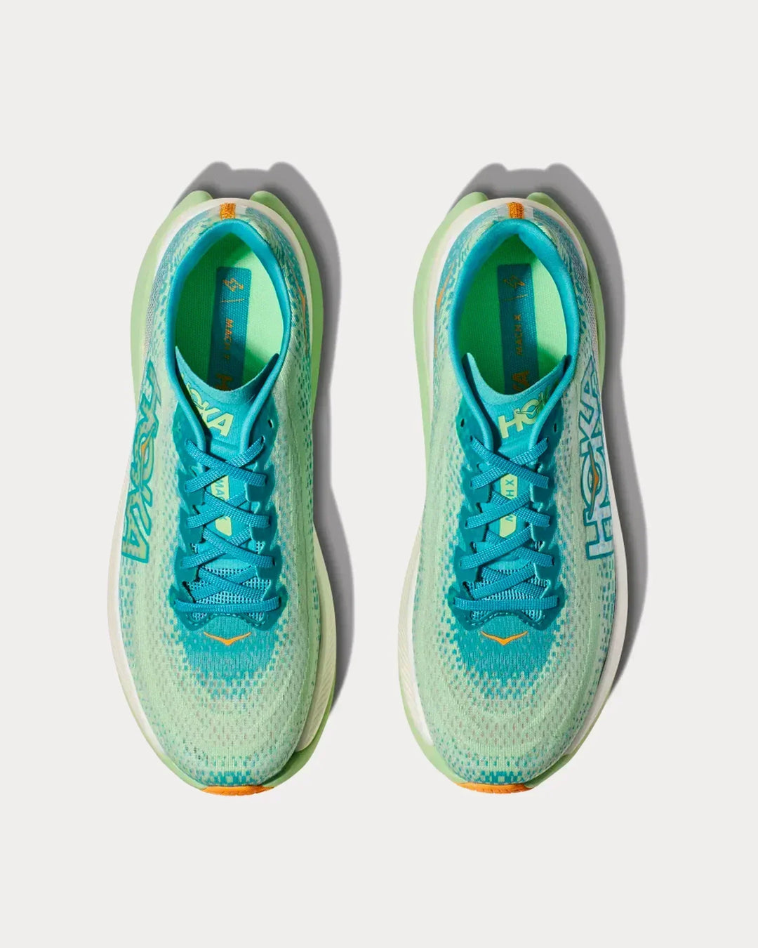 Hoka Mach X - Verde Menta/Azul Turquesa
