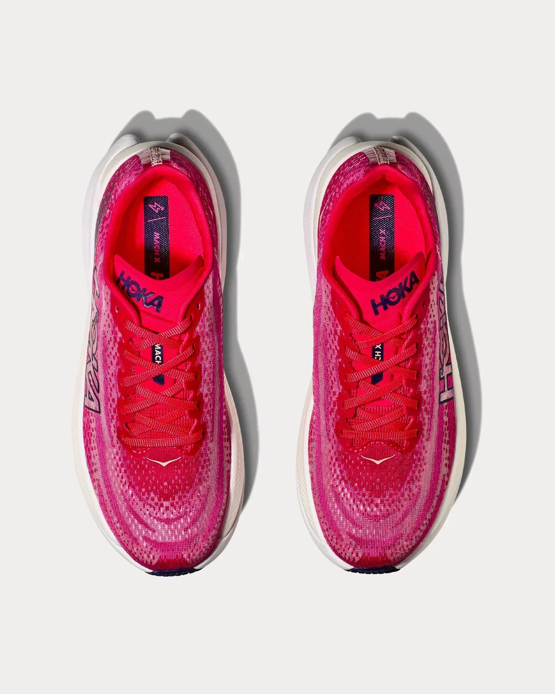 Hoka Mach X - Vermelho/Rosa/Azul Marinho