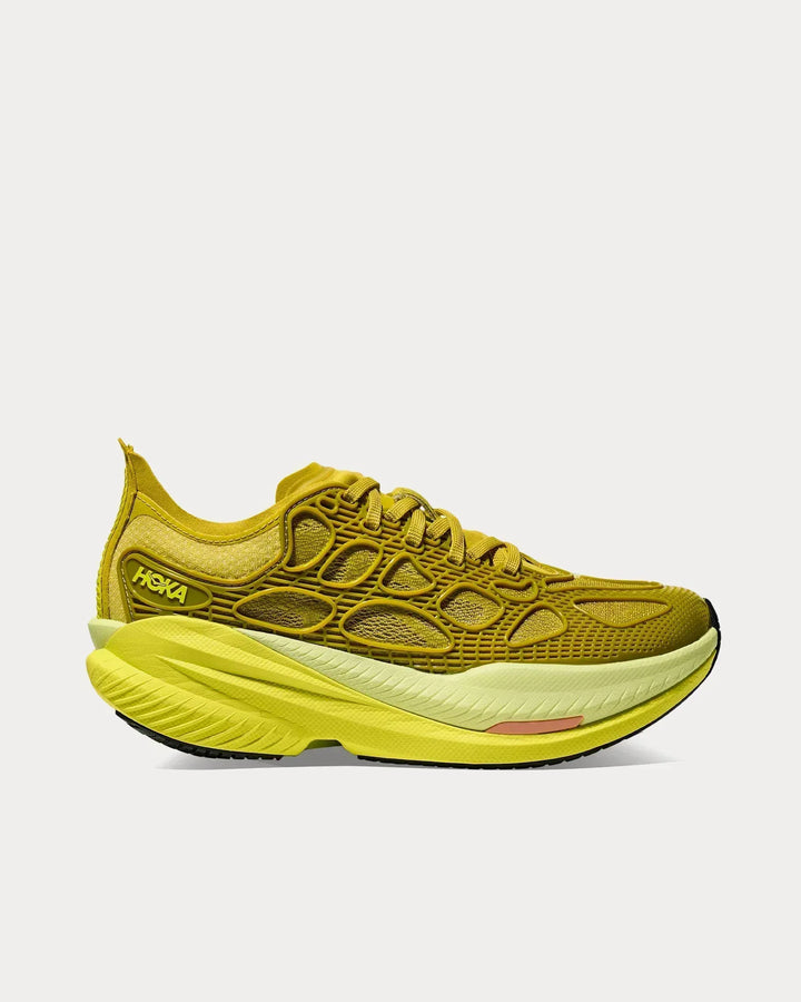 Hoka Mach X Caged - Amarelo Mostarda