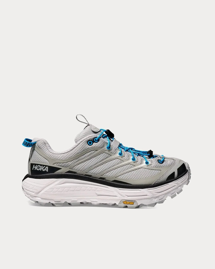 Hoka Mafate Three2 - Cinza/Preto/Azul Royal