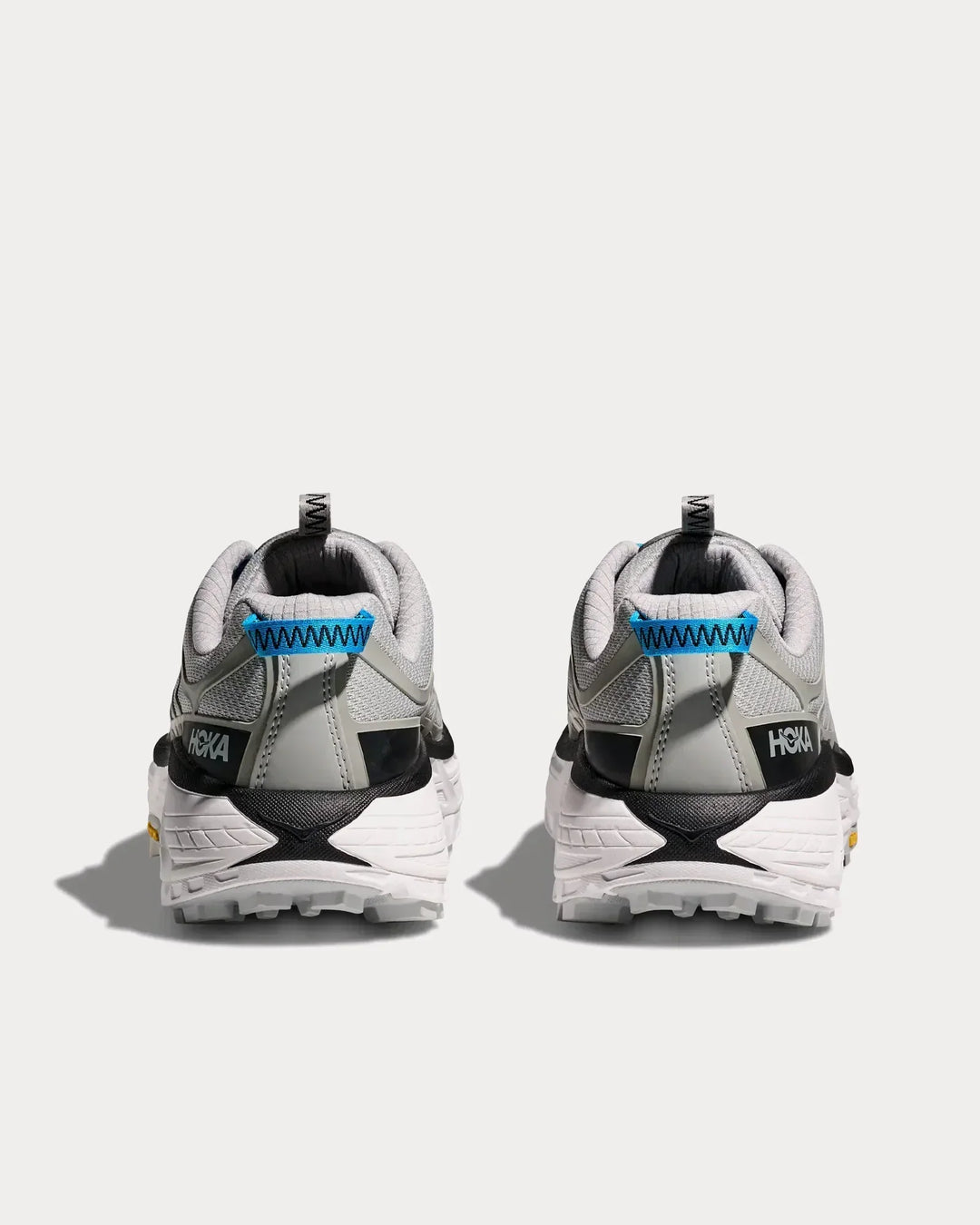 Hoka Mafate Three2 - Cinza/Preto/Azul Royal