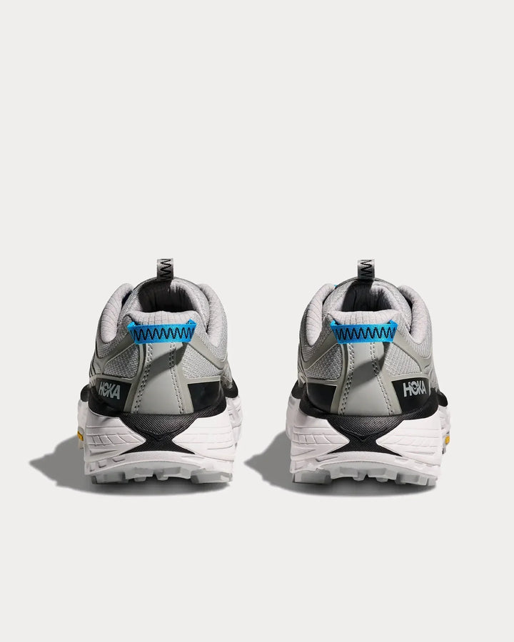 Hoka Mafate Three2 - Cinza/Preto/Azul Royal