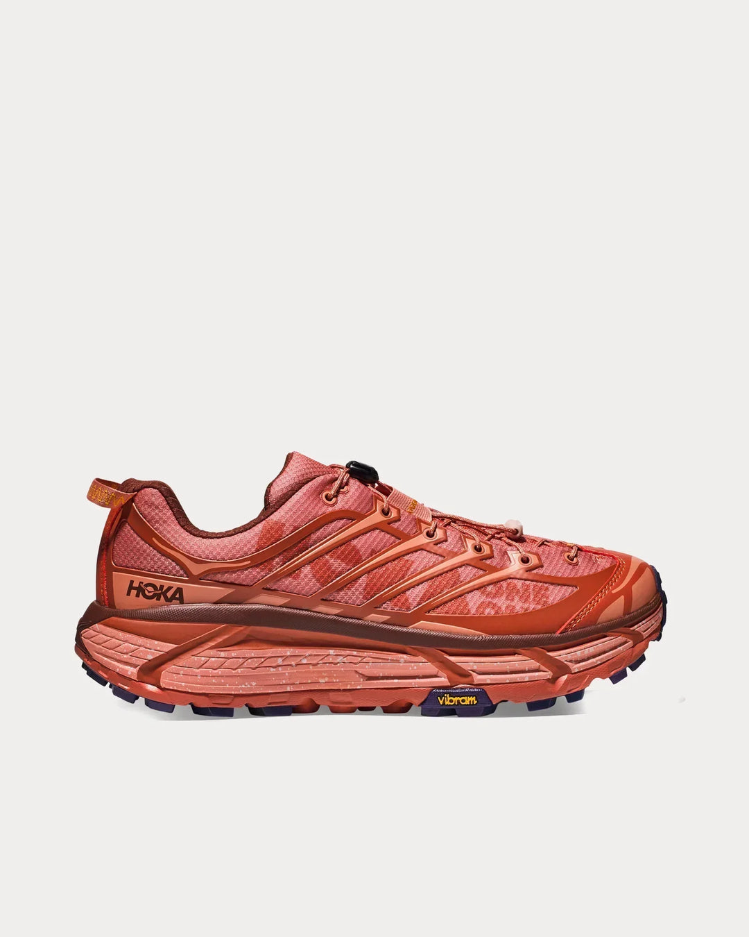 Hoka Mafate Three2 - Vermelho/Coral Rosado