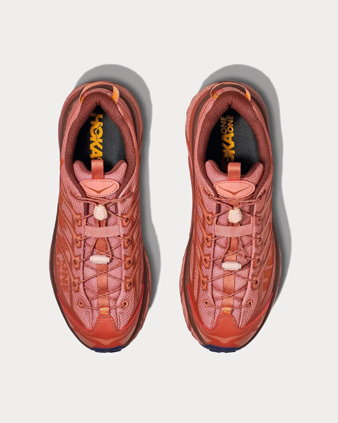 Hoka Mafate Three2 - Vermelho/Coral Rosado