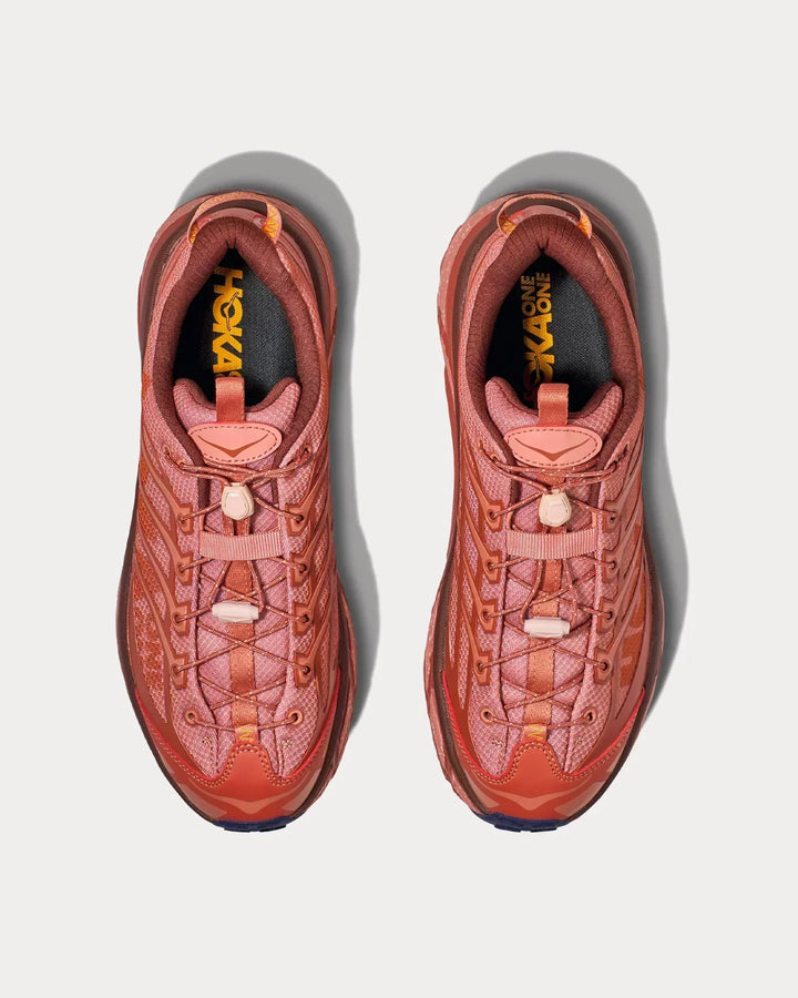 Hoka Mafate Three2 - Vermelho/Coral Rosado