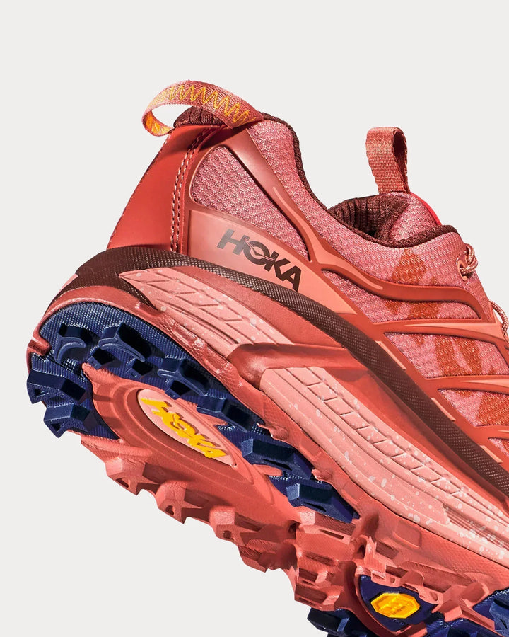 Hoka Mafate Three2 - Vermelho/Coral Rosado