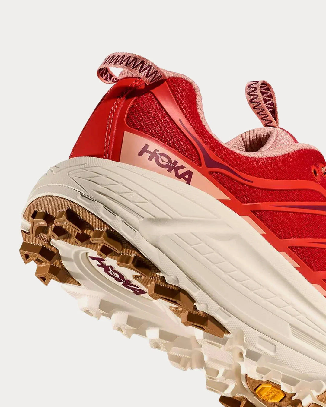 Hoka Mafate Three2 - Vermelho/Bege