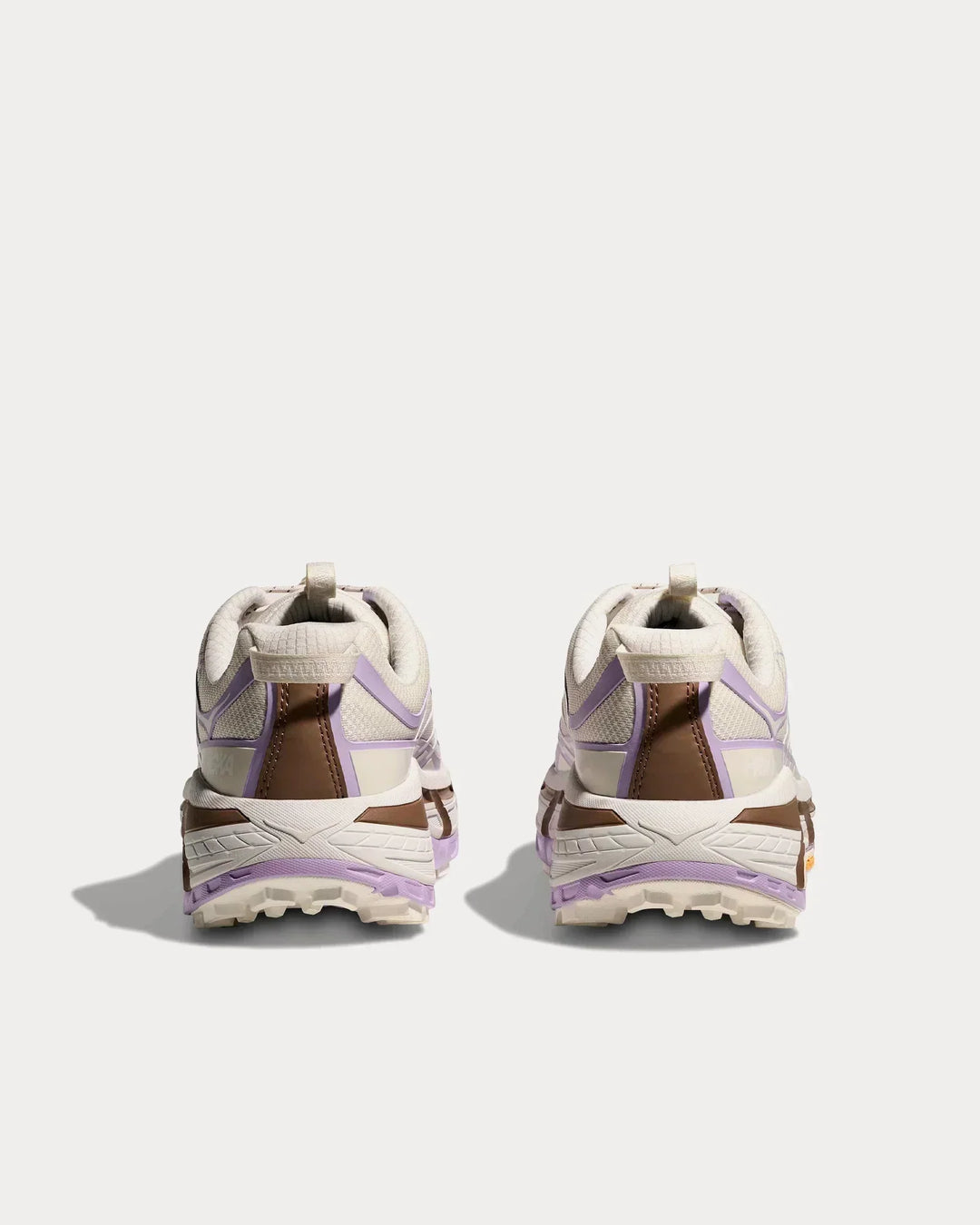 Hoka Mafate Three2 - Off White/Lavanda/Marrom Escuro