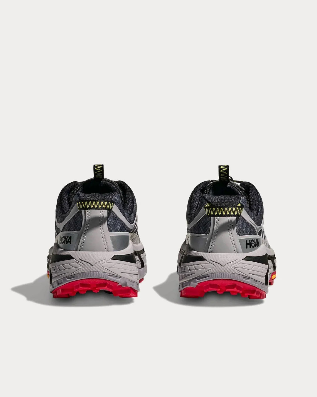 Hoka Mafate Three2 - Preto/Cinza/Vermelho