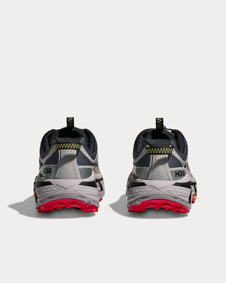 Hoka Mafate Three2 - Preto/Cinza/Vermelho