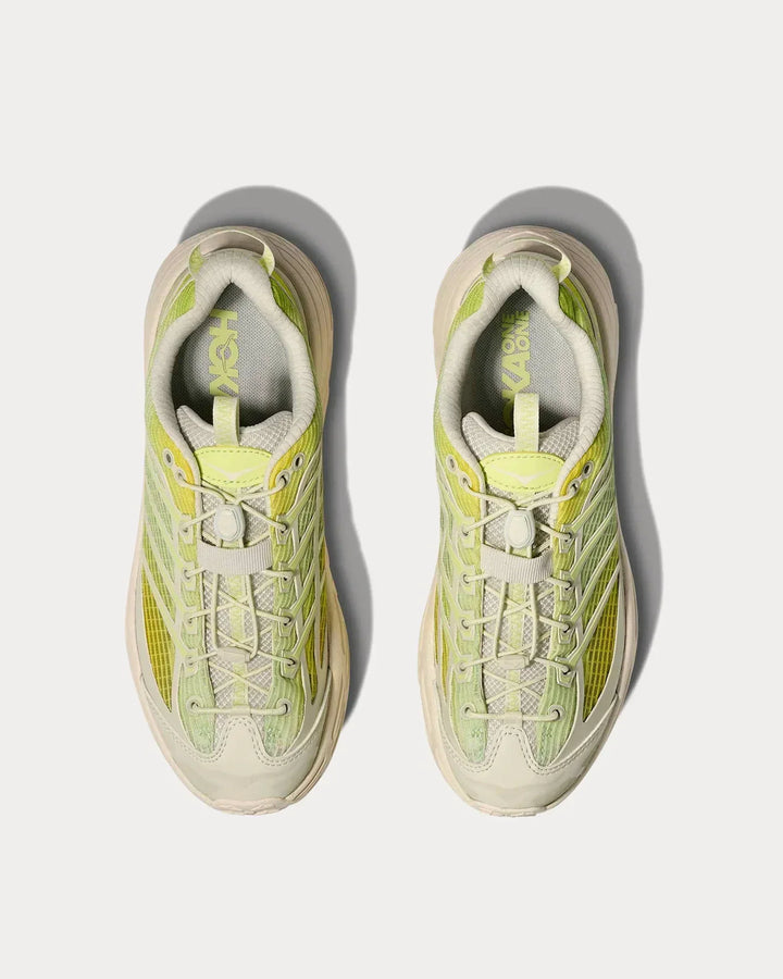 Hoka Mafate Three2 - Verde Sálvia/Verde Lima/Bege