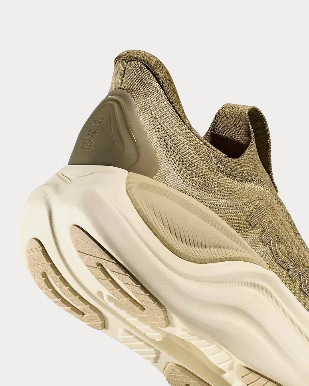 Hoka Skyward Laceless - Verde Musgo/Verde Oliva