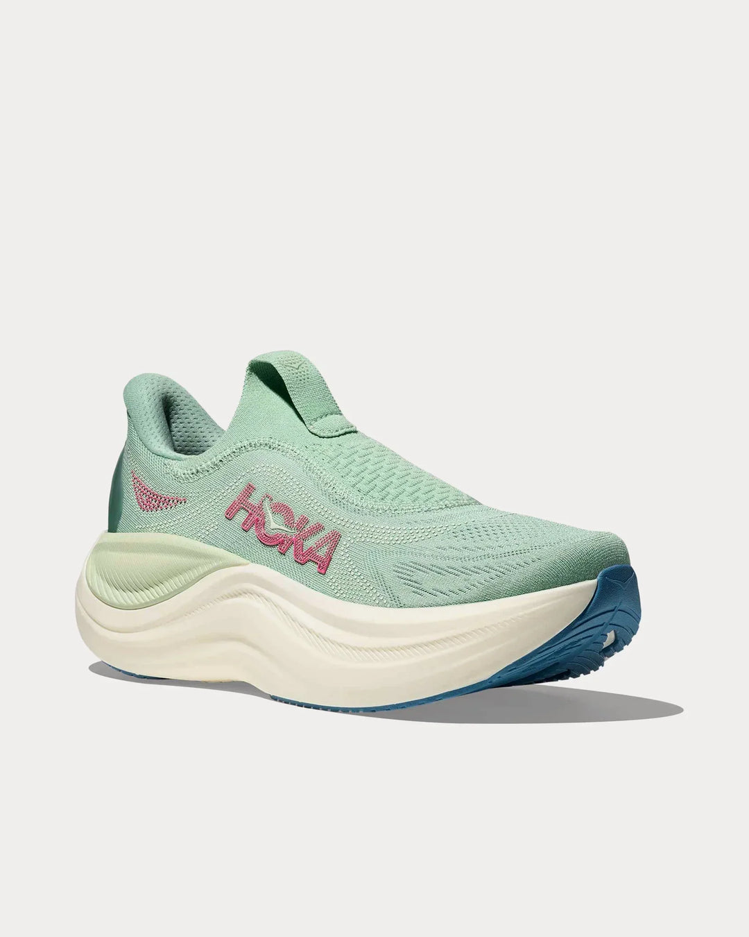 Hoka Skyward Laceless - Verde Menta/Rosa