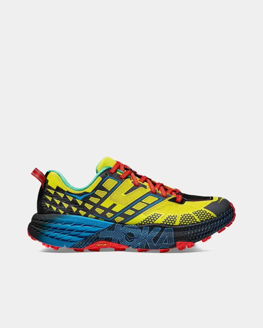 Hoka Speedgoat 2 - Amarelo/Preto/Azul