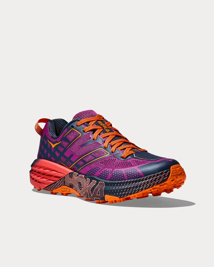 Hoka Speedgoat 2 - Azul Marinho/Roxo/Laranja