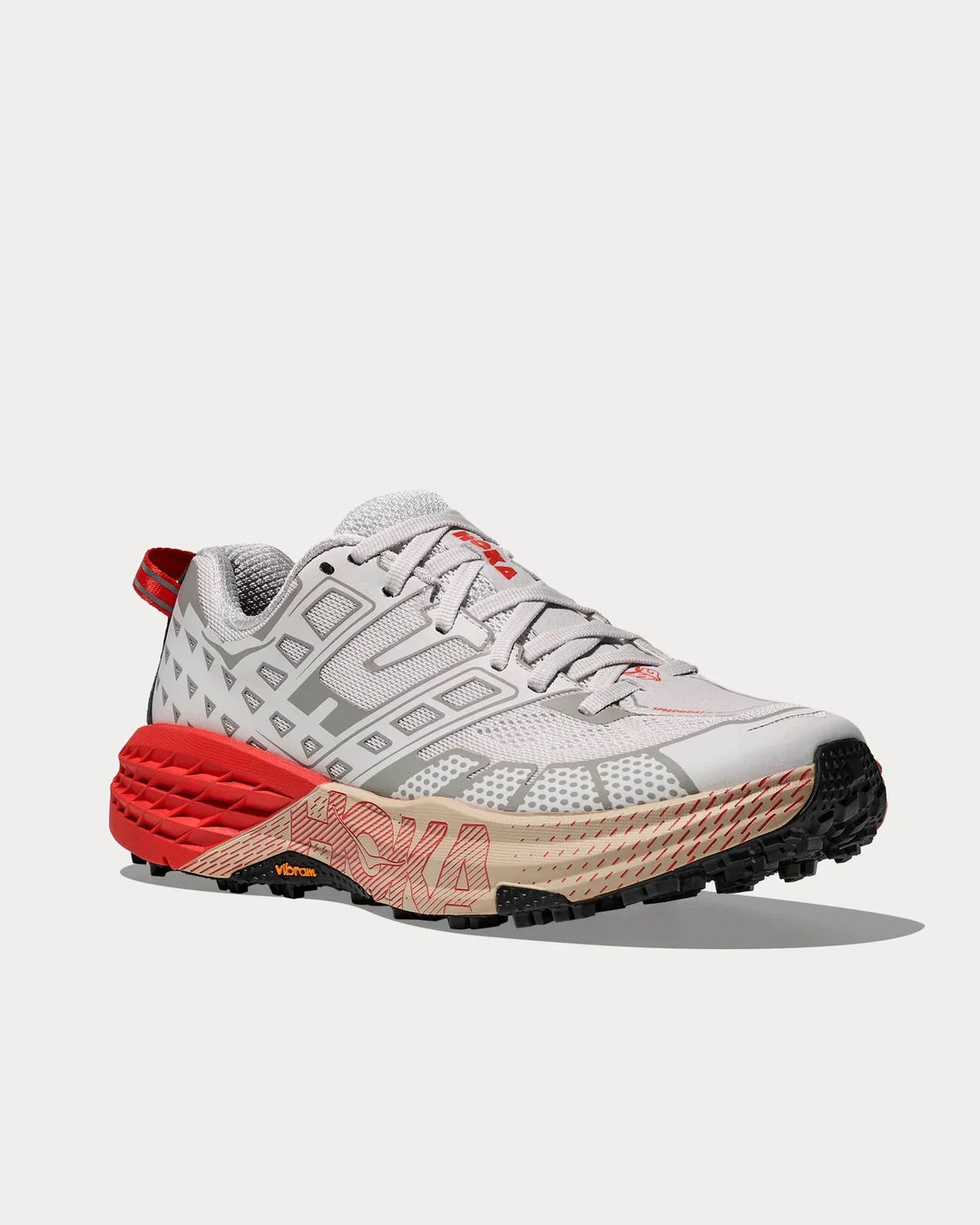 Hoka Speedgoat 2 - Cinza Claro/Laranja