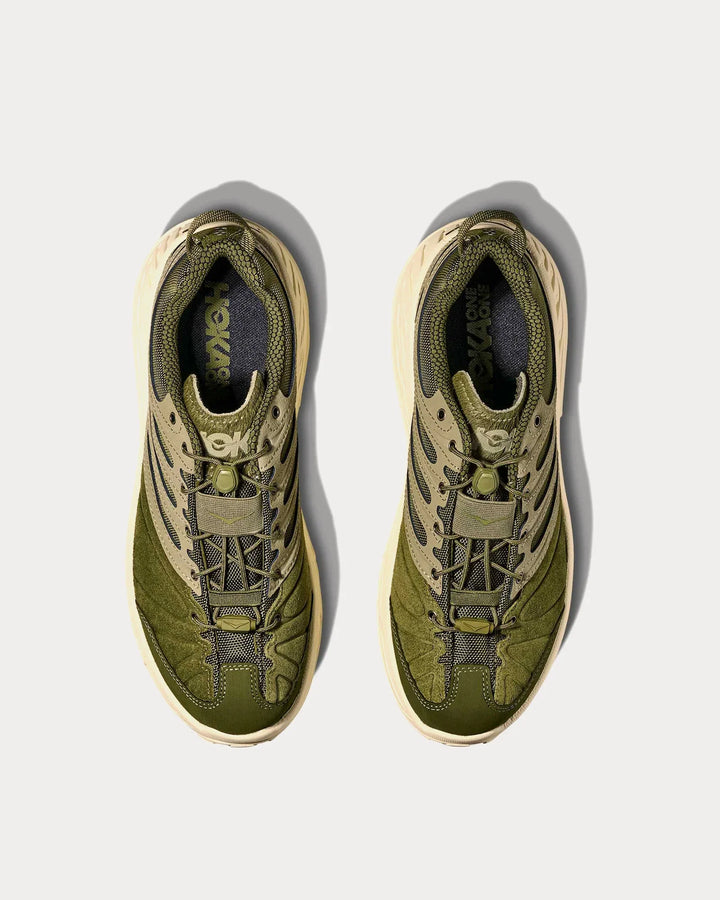 Hoka Elite Terrain System Stinson EVO OG – Verde/Bege