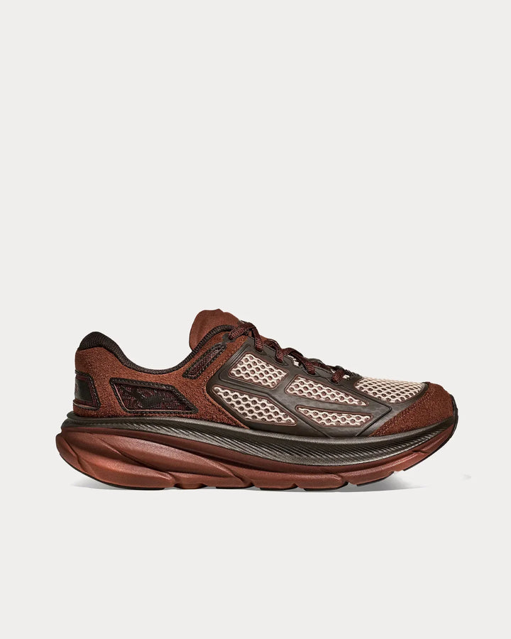 Hoka Clifton One9 S – Marrom/Cinza Escuro