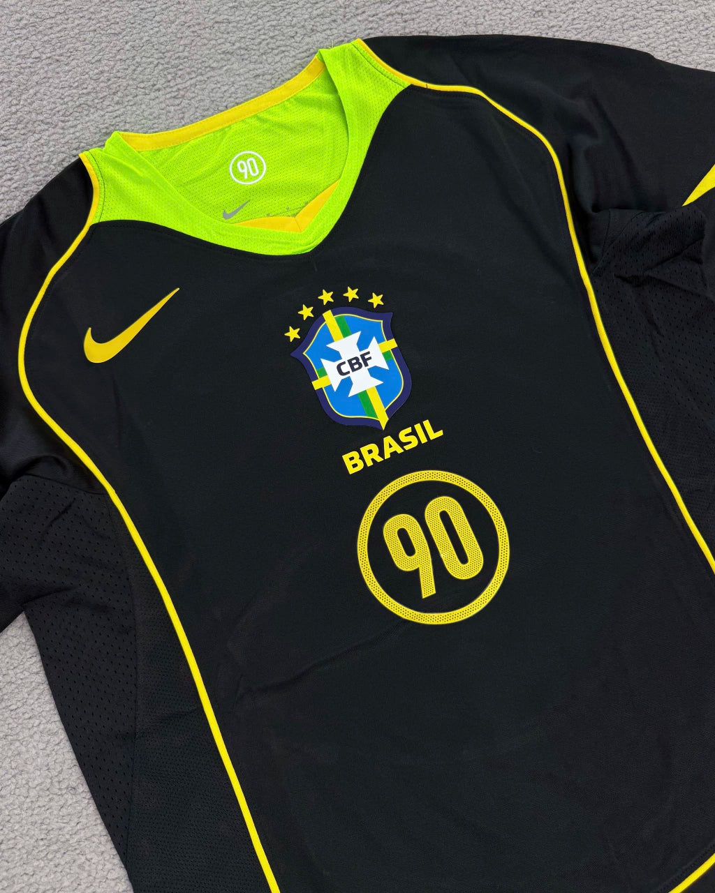 Camisa Nike Total 90 - Preta (Pronta Entrega)