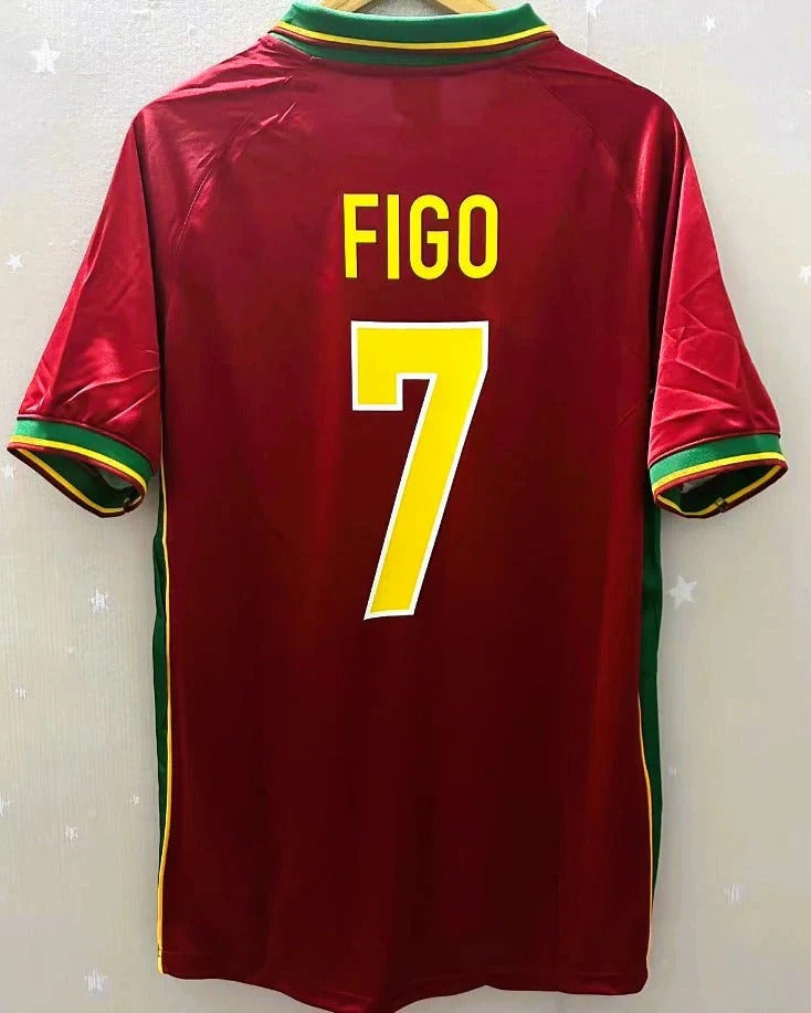 Camisa Retrô Portugal 1998/99 Home - FIGO #7
