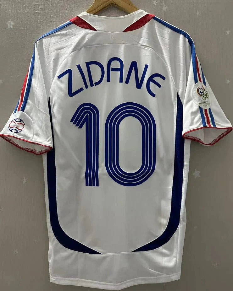 Camisa Retrô França 2006/07 Home - ZIDANE #10 (+Patches)