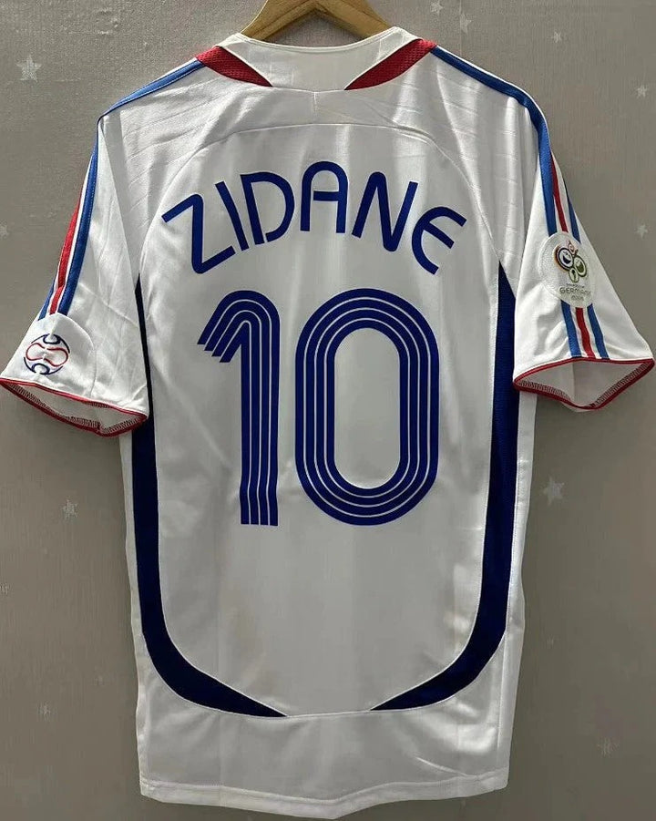 Camisa Retrô França 2006/07 Home - ZIDANE #10 (+Patches)
