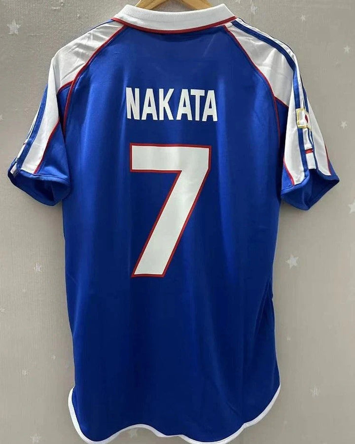 Camisa Retrô Japão 2000/01 Home - NAKATA #7 (+Patches)