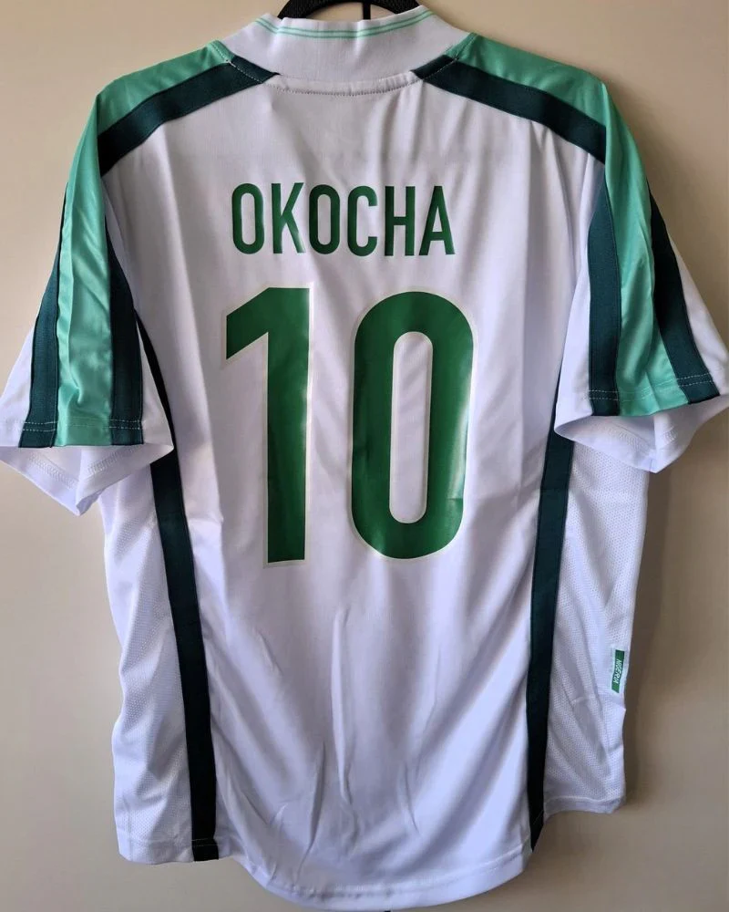 Camisa Retrô Nigéria 1998/99 Away - OKOCHA #10