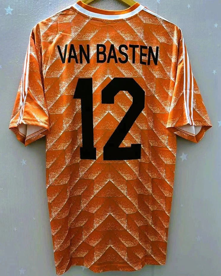 Camisa Retrô Holanda 1988/89 Home - VAN BASTEN #12
