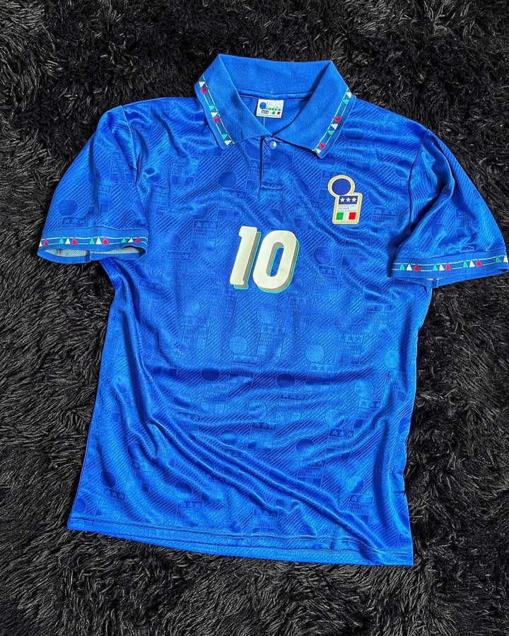 Camisa Retrô Itália 1994 Home - R. Baggio #10